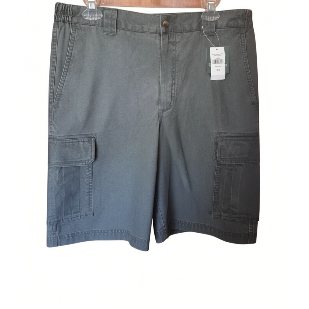 L.L.Bean Cargo Shorts Men's 35W Gray Outdoor Hiking Utility NWT
